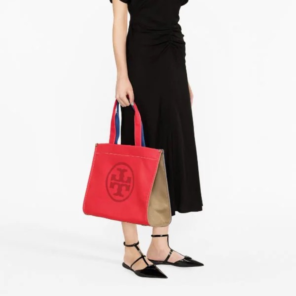 Tory Burch NWT Ella Color Block Tote